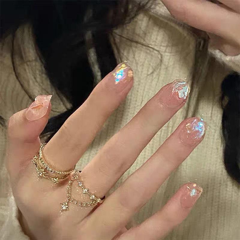 

Фототерапия Ручная работа Ношение Нейл-арт со Взрывными Ослепительными Цветами Отбеливание L