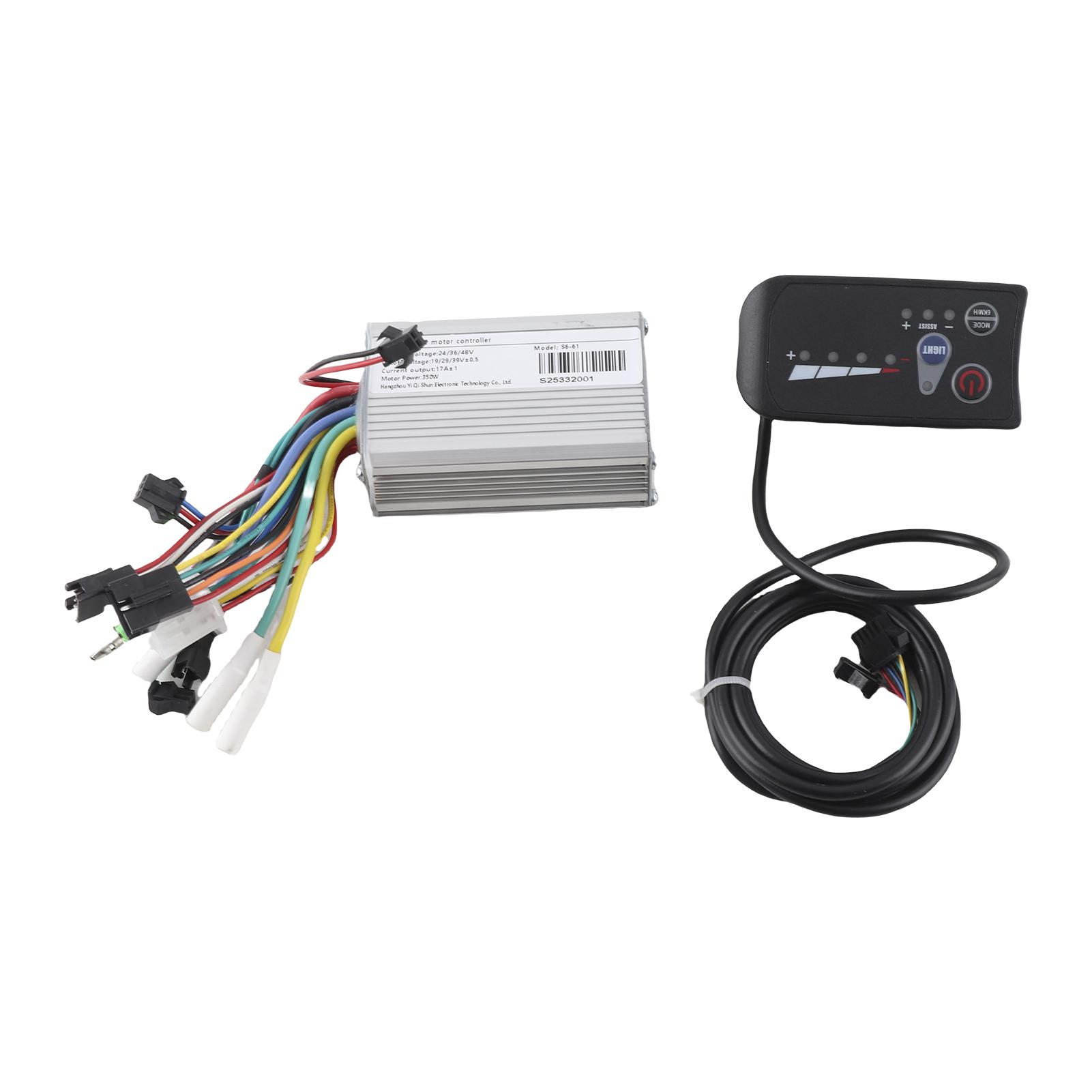 250W 350W Electric Bike Controller Rainrproof LED LCD Display Brushless Electric Bike E bike Controller multicolore