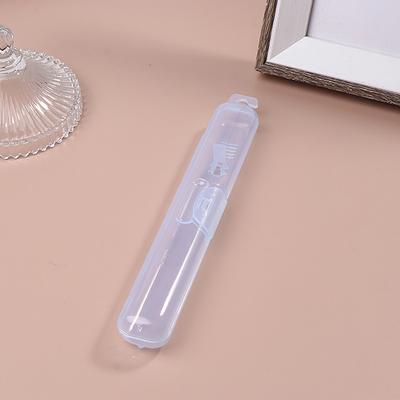 1Pc Transparent Zahnbürste Lagerung Box Fällen Hygienische Reise Tragbare Halter Container Zahnbürste Box Organizer Bad Werkzeuge
