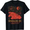 Star Wars Vintage Han Solo Smuggling Co. Poster Disney+ T-Shirt