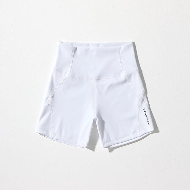 Girls' High-Waisted Shark Yoga Shorts - Summer Thin Layer
