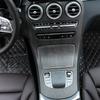 For Mercedes Benz C Class W205 GLC X253 2015-2025 ABS Carbon Fiber Car Center Console Frame Cover Trim Stickers Car Accessories