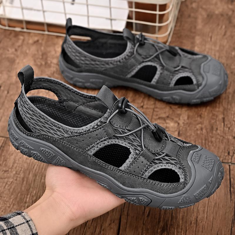 Fashion High Quality Men's Sandals Non-Slip Mens Outdoor Sandal Soft Comfort Hiking Sandal for Men Elastic Anti-wear Men Outdoor Sandal