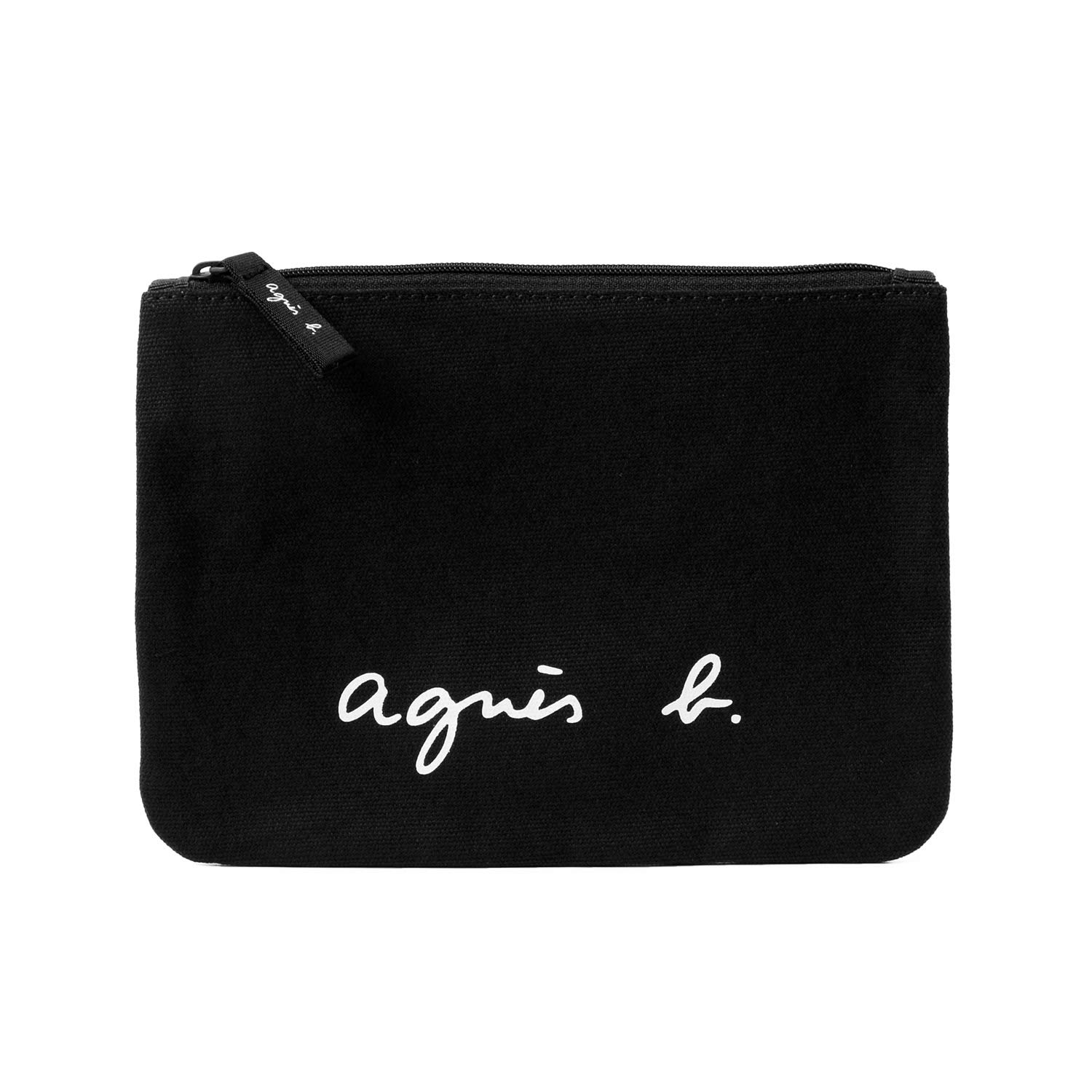 

agnes VOYAGE Cosmetic 1 piece b. Pouch, Cotton, GO03-05 (Black),