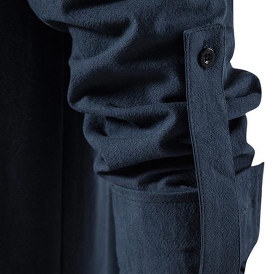 Men Shirt Thin Unfading Comfy Classic Pure Color Handsome Casual Yoga T-shirt for Office