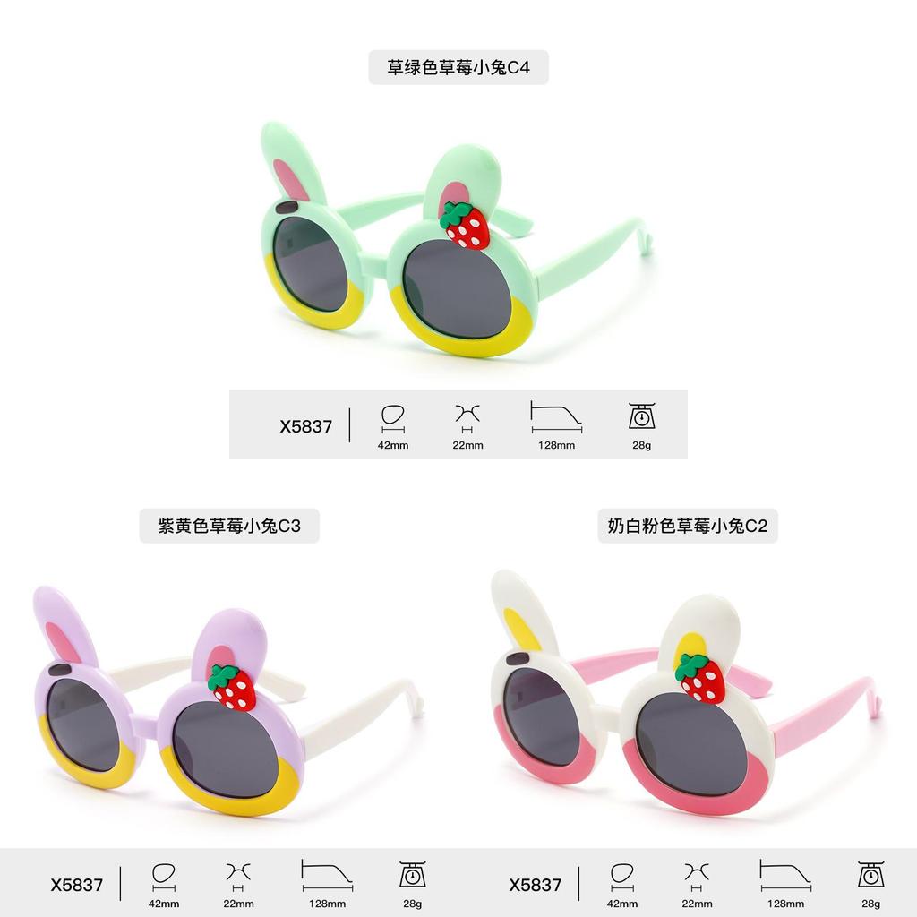 Childrens Bunny Sun Glasses With Polarized Uv400 For Summer Outdoor Play