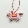 Bag Pendant Cartoon Horse Doll Hanging Ornament Horse Zodiac Brooch Bags Keys Accessory Statement Gift