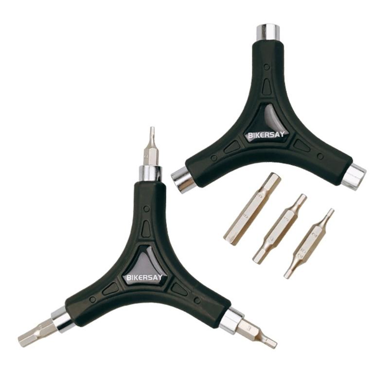 Spanner Internal Hex for Key 3 Way Bike Hex Wrench All In One Bikes Maintenance