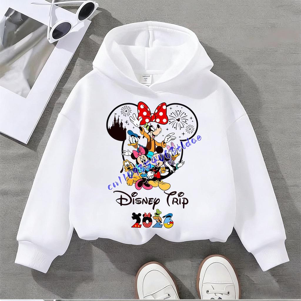 Spring and Autumn Children's Fashion Hoodie with Cartoon Animation Pattern Printing