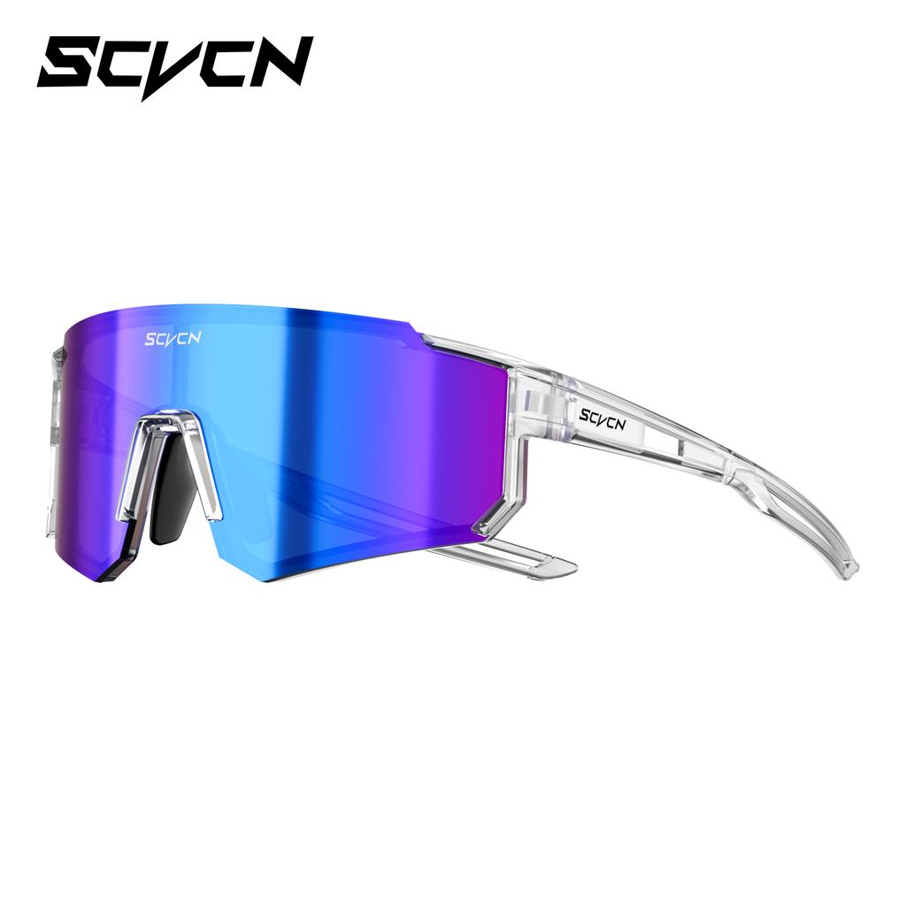 SCVCN Photochromic Sunglasses Cycling Glasses Outdoor Cycling Road Mountain Bike Glasses Men and Women Casual Hiking Windproof
