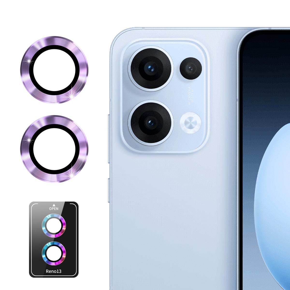 

Для Oppo Reno13 5G (Глобальний) Захисник об єктива камери ENKAY Hat-Prince Металеве кільце Плівка для об єктива C