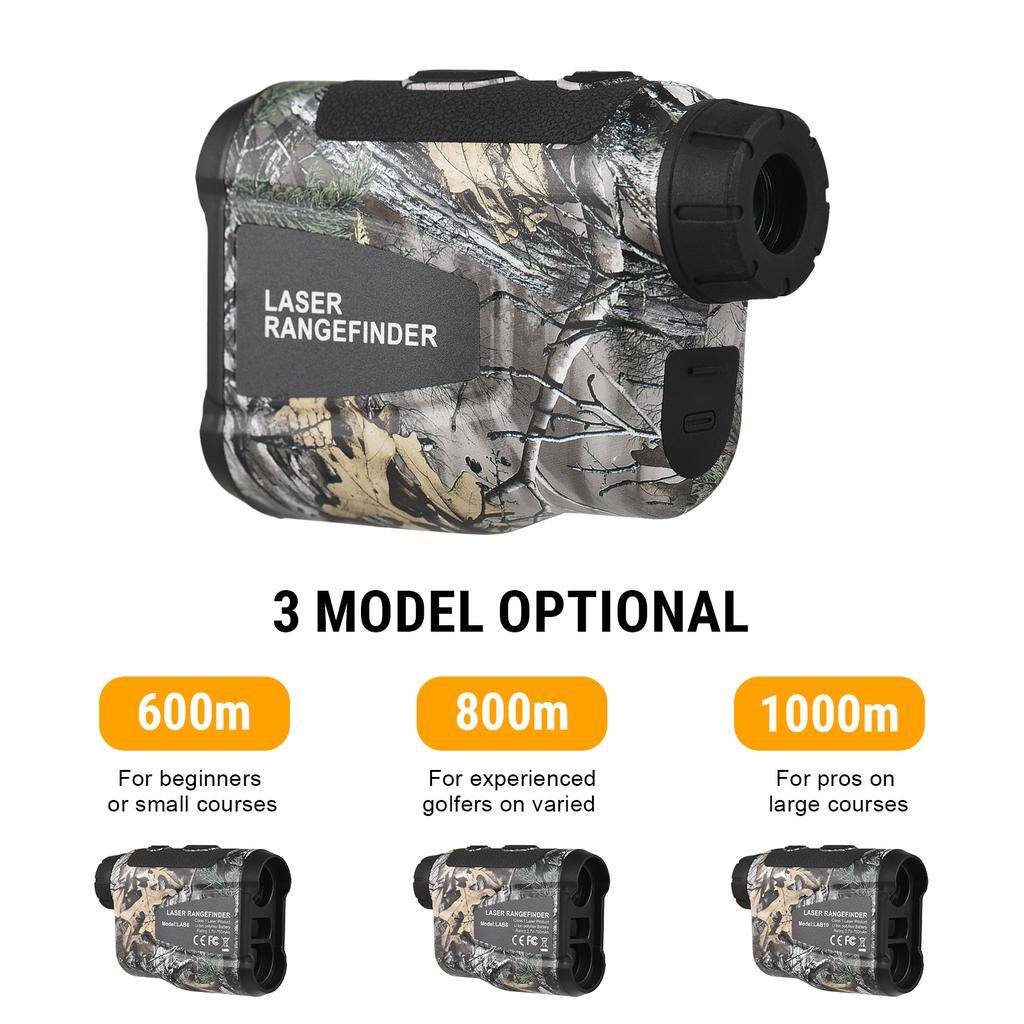 Golf-afstandsmeter met hellinghoekmeting, hoogte- en snelheidsfunctie, vlaggenmastvergrendeling, trillingsfunctie