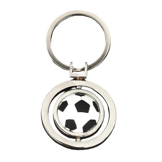 Keychain Pendant, Thickened Stainless Steel Bottle Opener Key Chain, Football Pattern Waterproof Multifunctional Key Ring Fan Gift Bar Accessory