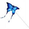 Xxl Kite Butterfly Blue Glowing Led 150Cm