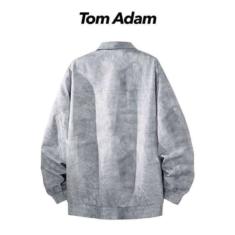 TOM ADAM 2025 Autumn Loose Fit Tie-Dye Workwear Jacket