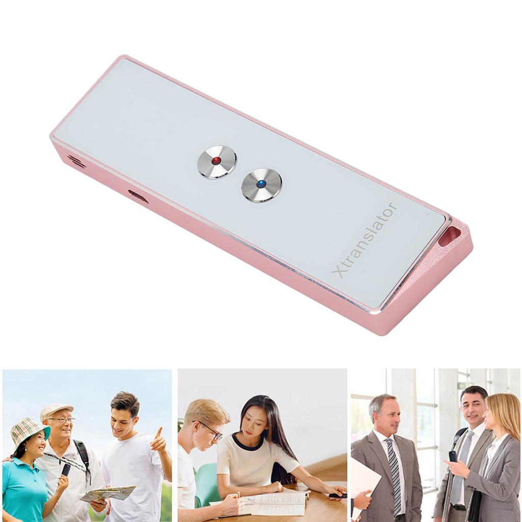 Translator Device Support 74 Languages 70 Accents Real Time   5.0 99% Accuracy Rate Handheld Smart Voice Translator