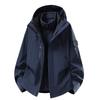 3-in-1 Waterproof Windproof Hiking Jacket Men Women Outdoor Trekking Camping Breathable Insulated Shell With Removable