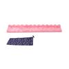 1/4Pcs Mahjong Rack with Magnetic Pusher & Storage Bag, Scalloped Acrylic Mah Jongg Tile Holder Pusher Bar, Gift for American Mahjong Players
