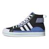 Adidas Neo City Canvas Slip Resistant Durable Mid Top Skate Shoes Unisex Skate Shoes Black Blue White HQ4619