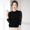 Spring and Autumn Clothing 2025 New Long-sleeved T-shirt for Women's Thin Lace Base Shirt Top Fashion Underwear