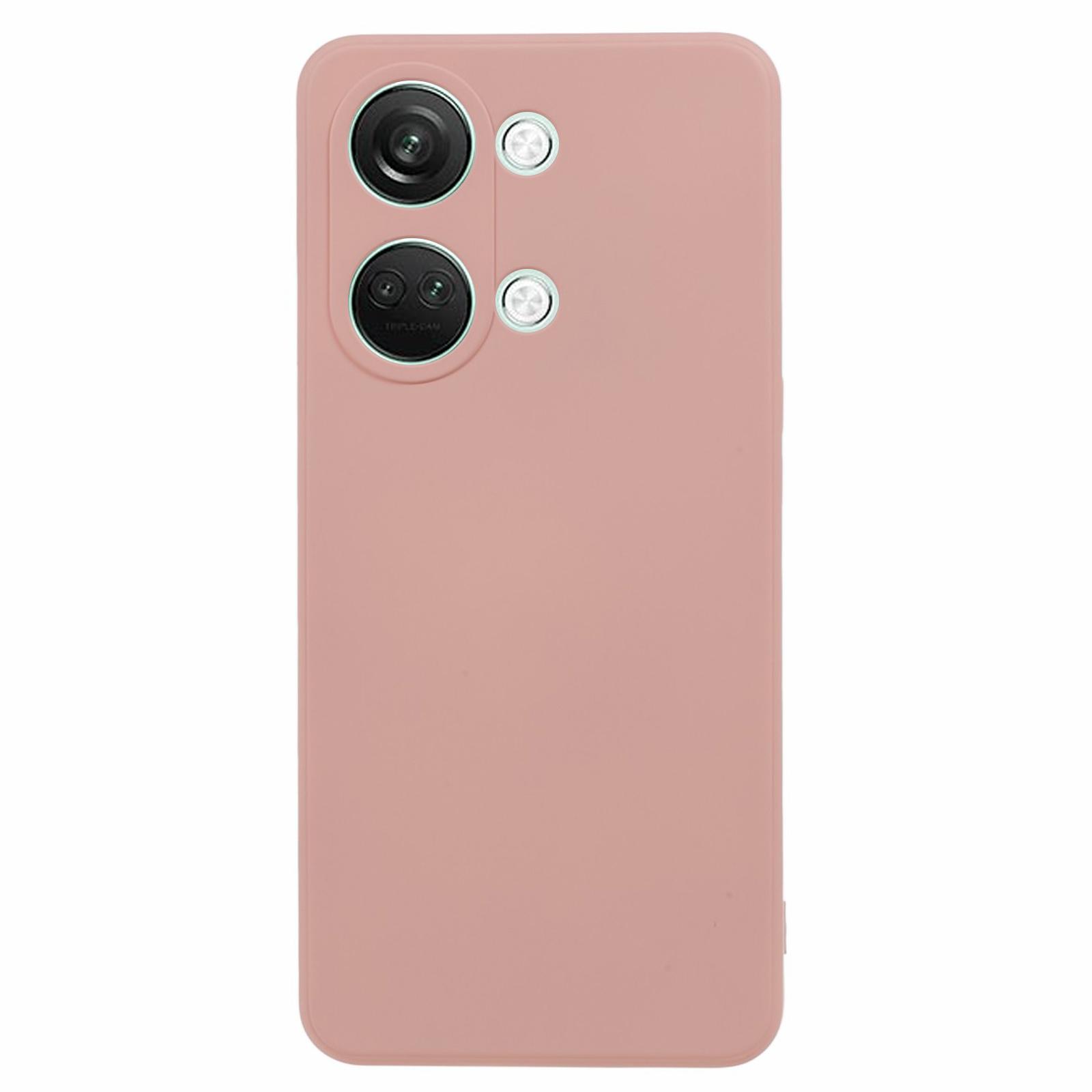 

Soft TPU Shockproof Case for OnePlus Nord 3 5G/Ace 2V,Anti-Scratch Fiber Lining Rubberized Phone Cover Pink