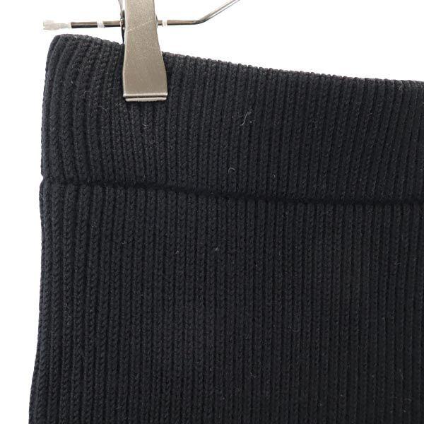 HYKE Midi-Länge Wollstrick Enger Rock 2 schwarz Gummizug in der Taille Damen Gebraucht