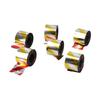 6PCS Bird Deterrent Reflective Scare Tape Bird Repellent Ribbon for Orchard Supplies Silver Red  Silver Yellow
