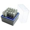 Shachihata Patterned Rubber Linkable Number Gothic Size X Mm Stamp, Set, GRN-1G, Font, 1, 8.2 6.4