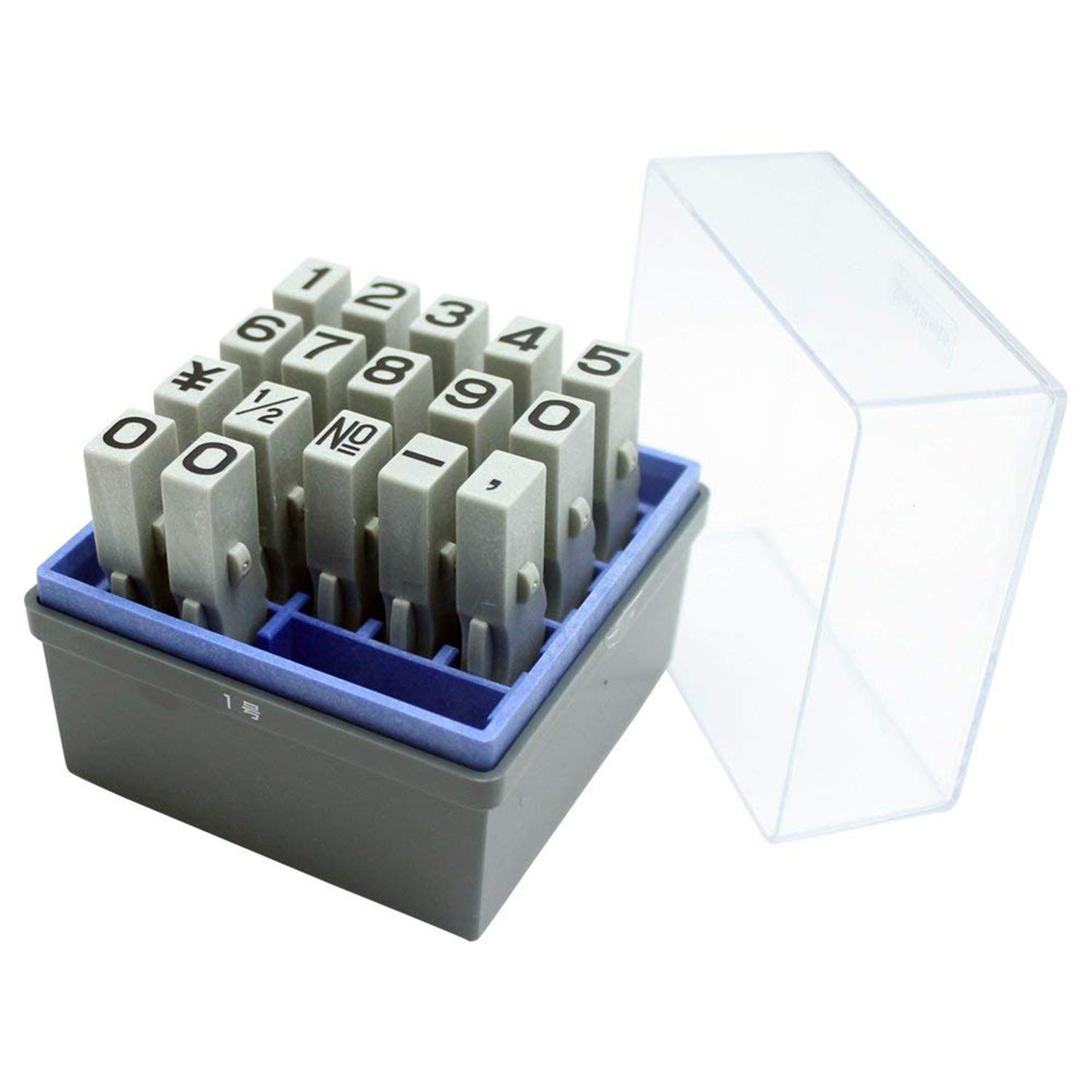 

Shachihata Patterned Rubber Linkable Number Gothic Size x mm Stamp, Set, GRN-1G, Font, 1, 8.2 6.4