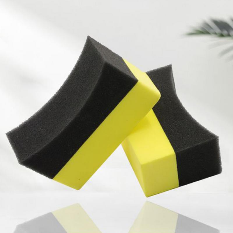 Gebogenes Schaumstoff-Schwamm-Pad Dressing Glanz-Applikator-Pad Polier-Puffer-Wachs-Pad Rad Für Auto-Polierer Puffer-Pad-Kit Heißes Auto