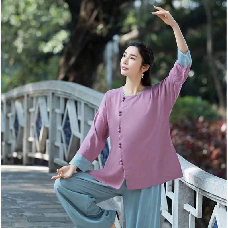 Chinoiserie Suit Training Clothes Tai Chi Suit Martial Arts Practice Suit
