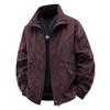Men's Trendy Long Sleeve Jacket - Spring/Autumn Style, Solid Color, Casual & Versatile Outerwear