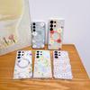 Imd Skin friendly for Magnetic Case for Samsung Galaxy S26 Ultra S26 Pro S25 S24 Plus Ultra S23 Ultra Flowers Transparent Cover