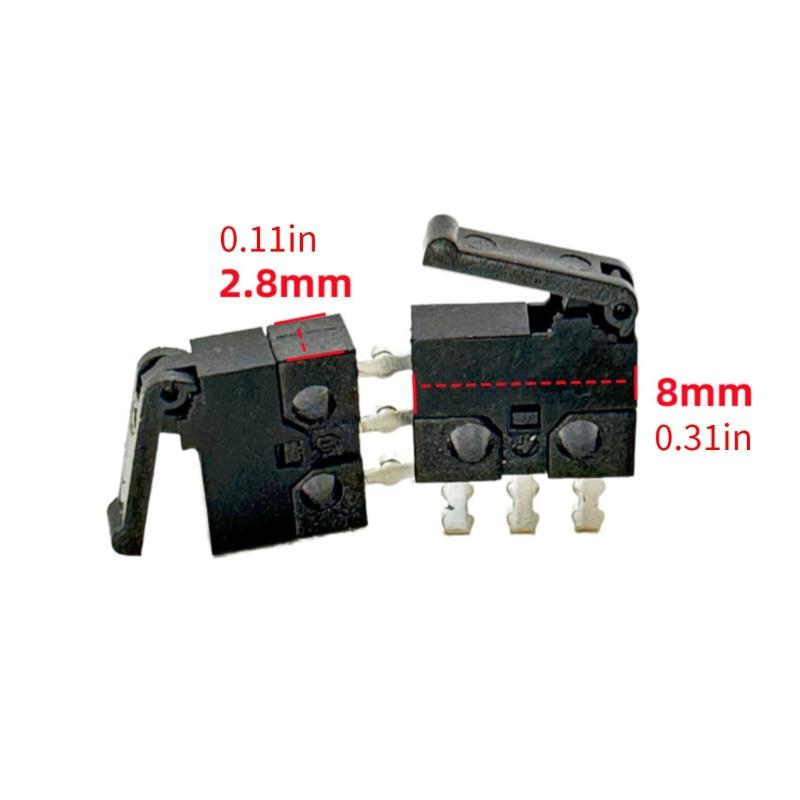 MDS001C Plastic MicroSwitch 3Pin For Electronic Devices With Quick Response And SelfResetting Mechanism