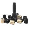 M14X1.25 Spark Plug Thread Repair Tool, Carbon Steel Rethread Kit, Portable Tap Plug Repair Set, High Durability