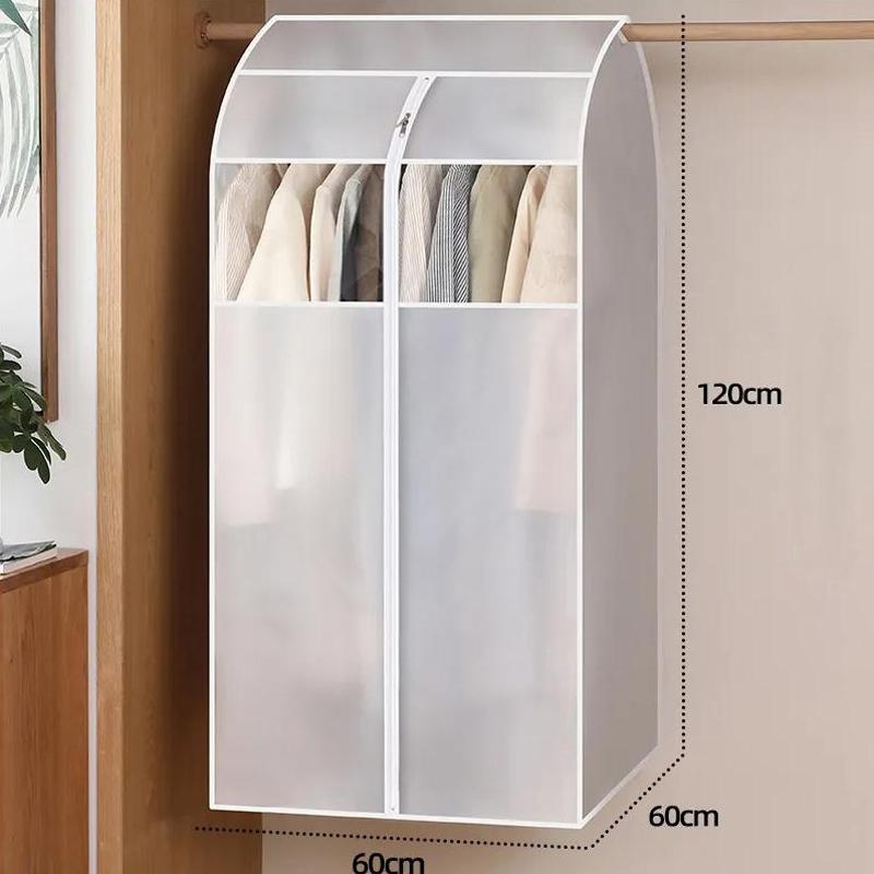 Three-dimensional Bedroom Dust Cover Large Space Thick Clothes Down Jacket Dust Cover Semi-transparent Clothing Dust Cover