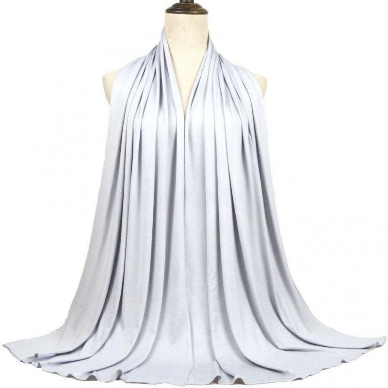 Moda Cachecol Hijab Modal Algodão Jersey Hijab Cachecol Macio Hijab Gravata Mulheres África Longo Muçulmano Xale Simples