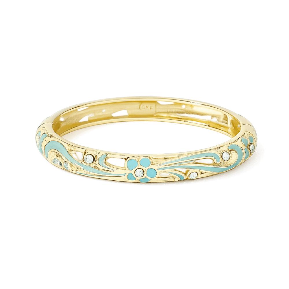 Moda Colorido Vintage Esmalte Cloisonné Pulseira Tradicional Chinesa Flor Cristal Esmalte Abertura Pulseira de Mão Feminina Meninas