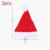 Chapeau de Noël pour animaux de compagnie Tedby Panda Dog, couvre-chef créatif en peluche rouge, décoration de fête pour animaux de compagnie