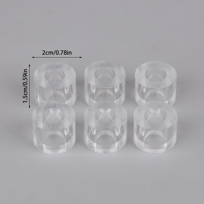 

6Pcs Coral Frag Brackets Easy Adjustable Cultivation Live Sps Rack Holder Marine Reef Fish Aquarium Landscaping Decoration 2*1.5cm