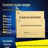 Account and Attendance Record Book: Student, Merchant Entry & Exit Registration