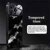 Gothic Bat & Spider Web Mobile Phones Glass Phone Case for Iphone 17 Pro Max Cover for iPhone 17 16 15 14 13 12 11pm Pro Plus
