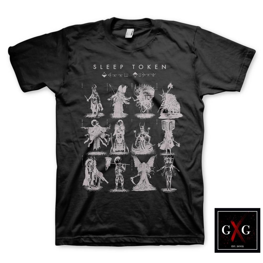 SLEEP TOKEN CD LGO Take Me Back to Eden INVERT Официальная Футболка XL Новая аркадия Унисекс Футболка XXXL