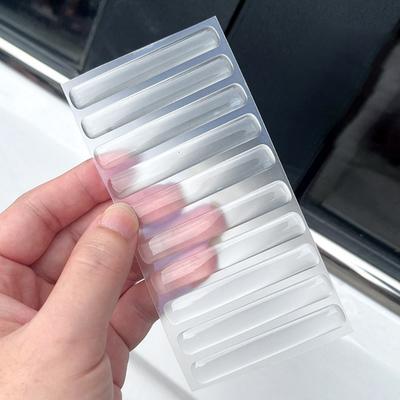 Transparent Anti Scratch Protection Strips Silicone Self Adhesive Buffer Pad Refrigerator  Furniture Anti-crash Pad Door Stopper