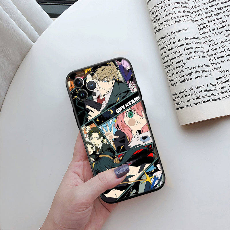 IR26 Spy X Anya Forger Family Case for Samsung A06 A35 A25 A24 A15 A05S A05 M55 M35 M15 A02 A12 A13 A10 A16 A20 A30 A22 A31 A32 A33 A42 A50