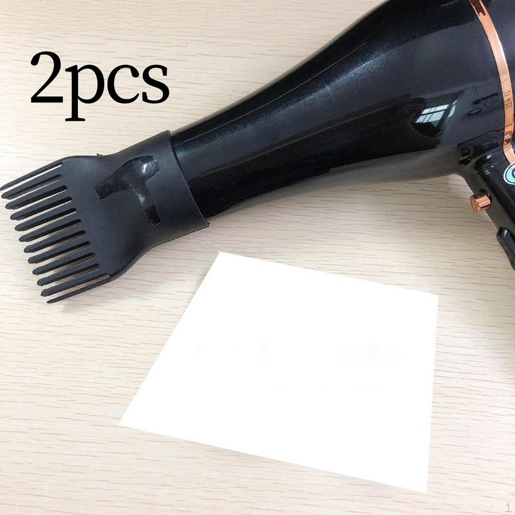 2 Pieces Hair Dryer Nozzle Universal Interface for Women Girls Styling Tools