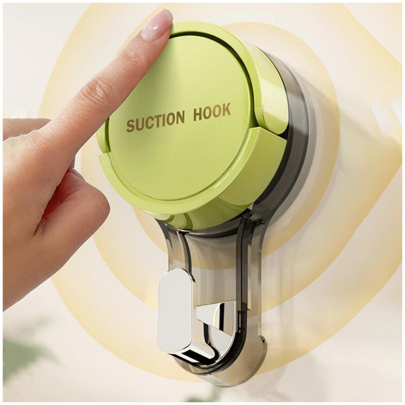 1/2PCS Suction Cup Hooks No Punching Wall Hooks for Bathroom Kitchen Bedroom Reusable Towel Clothes Hanger Hook Home Organizer