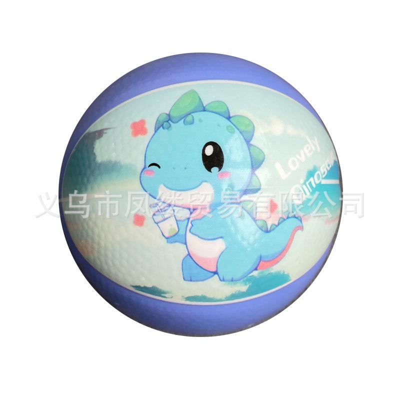 10cm Elastic Animal Pattern Stress Ball - Small Basketball & Football Toy for Kids 10cm