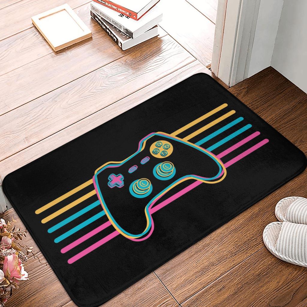 Game Controller Door Floor Kitchen Bathroom Mats Anti-Slip Outdoor Gamer Gift Doormat Living Room Entrance Carpet Rug