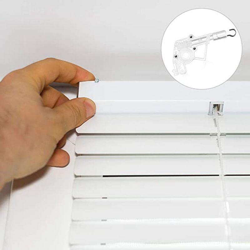 Wand Tilter 2 Pieces Hexagon-Shaped Blinds Control Wand Tilter Hook Connection Tool Maintenance Hardware For Apartment Cafe